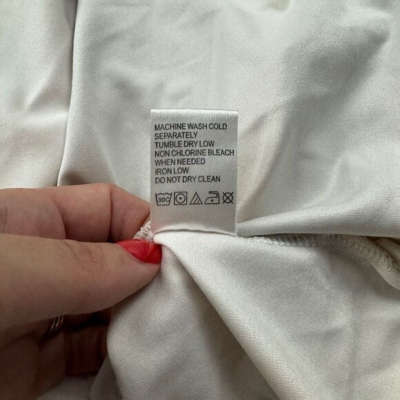 Tail Multicolor Sleeveless Golf Polo Tank 1/4 Zip Neck Yellow Brown Stretch Sz M - Picture 8 of 10